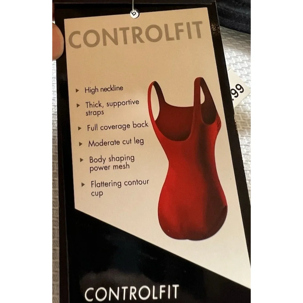 TYR‎ Women Size 6 Black NWT ControlFit One Piece Swimsuit UPF 50+ Chlorine Proof